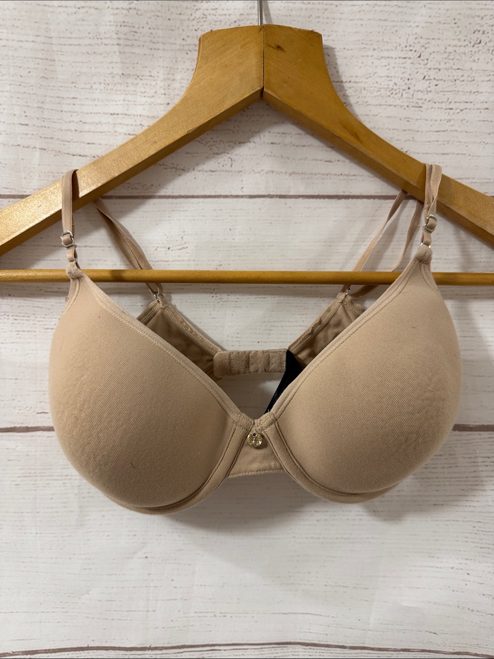 Women's Natori Black T-Shirt Bra - Women Intimates Size 32D